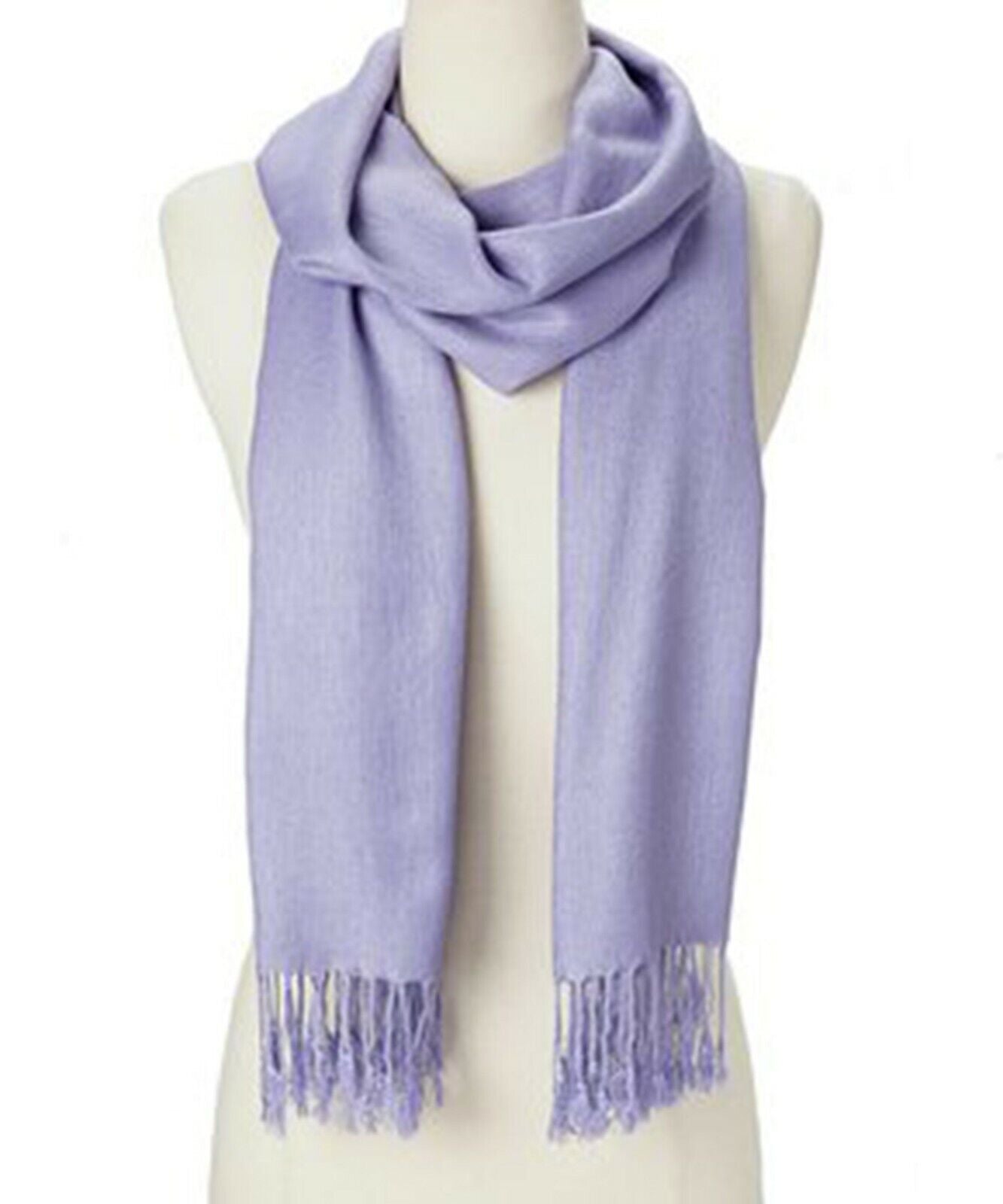 Soft Silk Shawl Wrap Women Pashmina Solid Scarf Stole Cashmere Wool Ladies Scarf